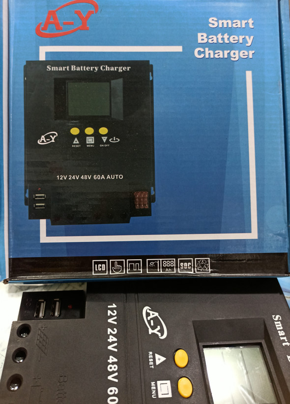 MPPT کنترل شارژر سولر 60 آمپر